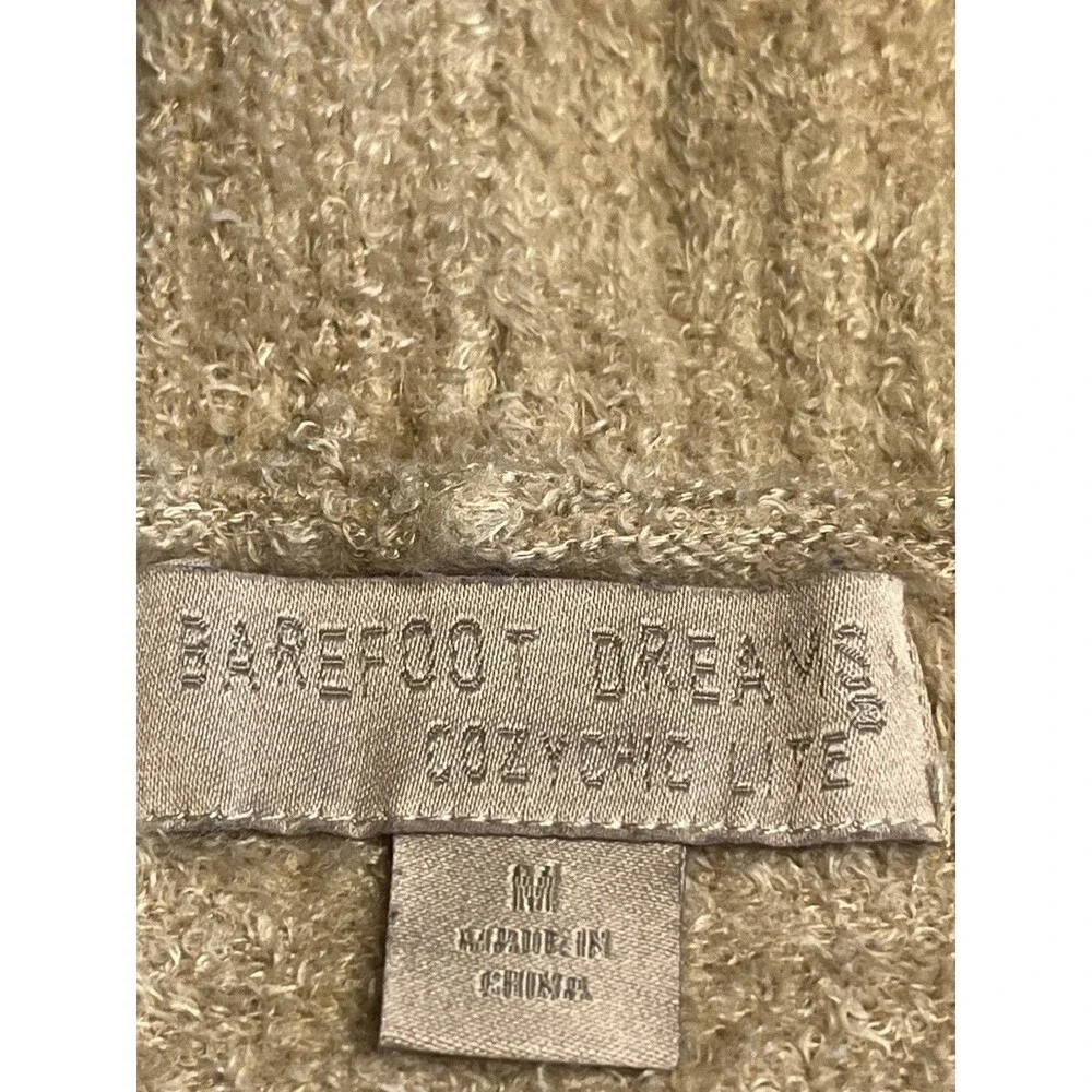 Barefoot Dreams Circle Cardigan CozyChic Lite Open Cardi Sweater Pockets Sz M